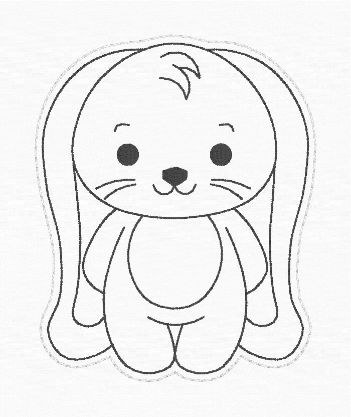 ITH 4x4 Easter Bunnies Dry Erase Coloring Characters