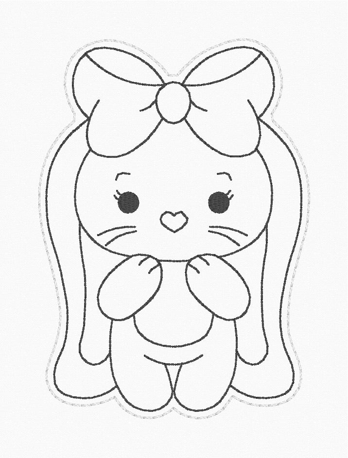 ITH 4x4 Easter Bunnies Dry Erase Coloring Characters