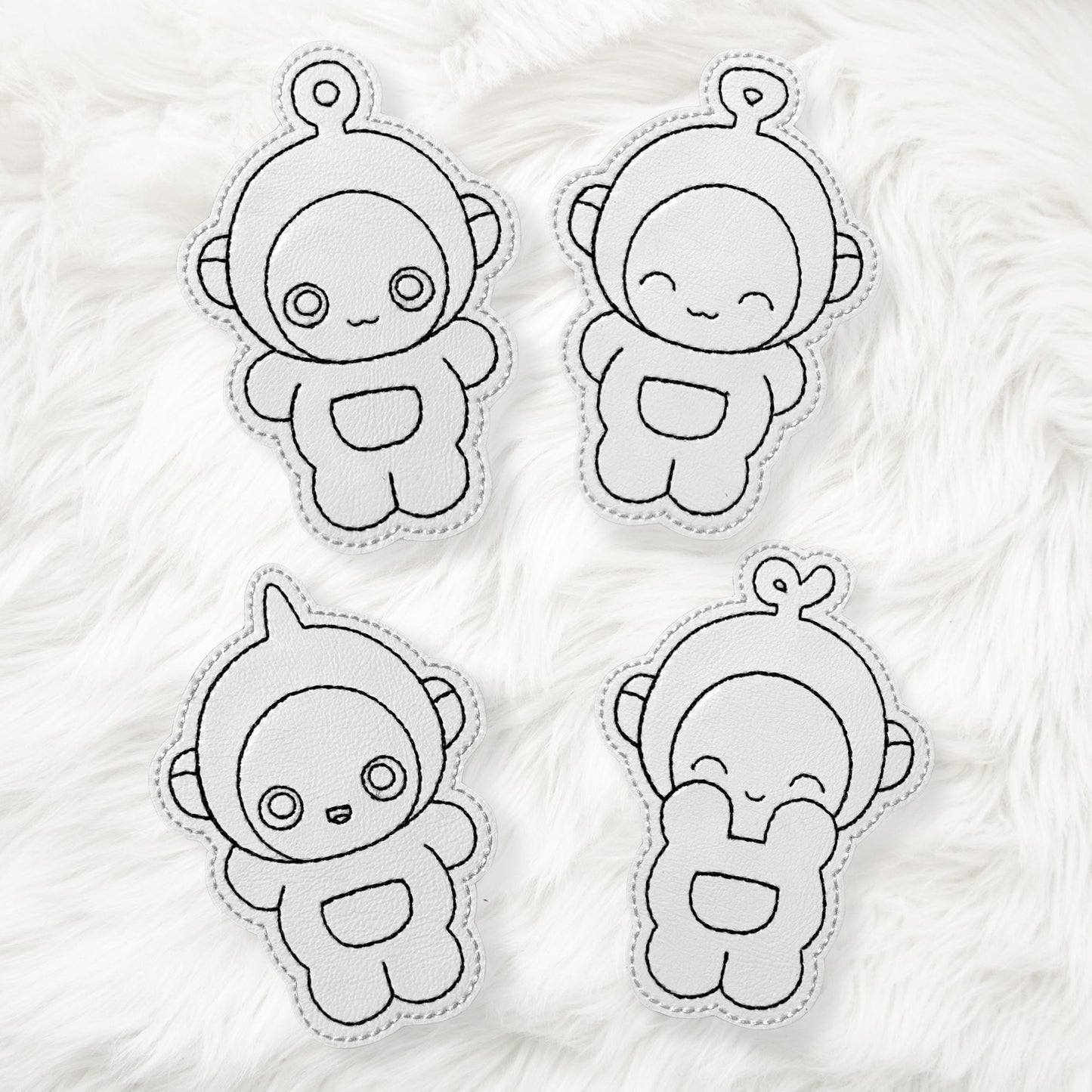 ITH 5x7 Tele Friends Dry Erase Coloring Characters