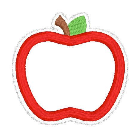 ITH 4x4 Apple Appliqué Feltie