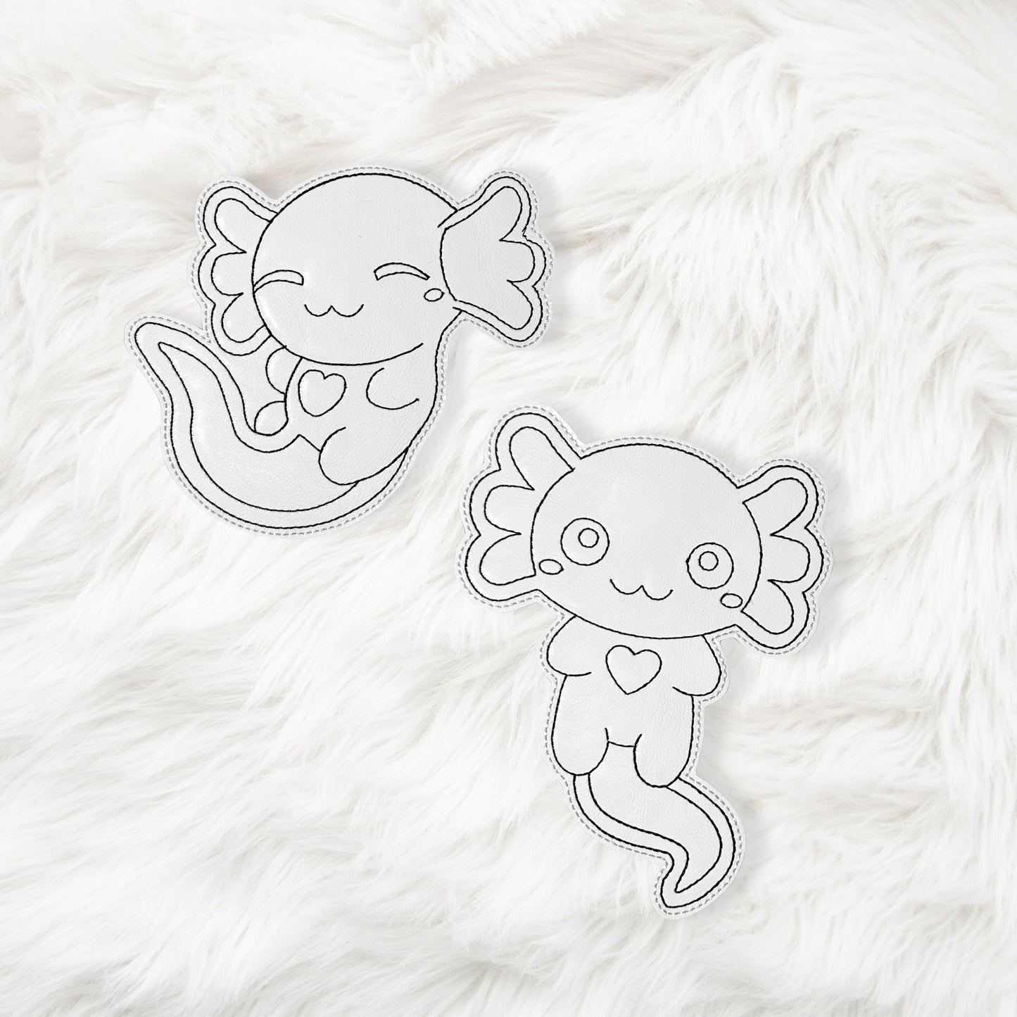 ITH 5x7 Axolotl Dry Erase Coloring Characters