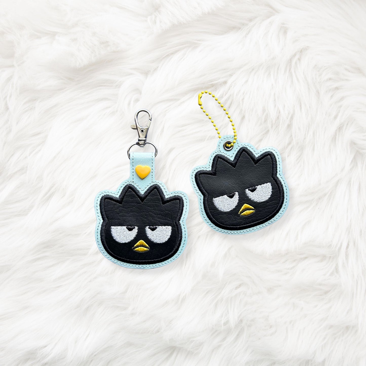 ITH 4x4 Black Penguin Applique Snaptab/Eyelet