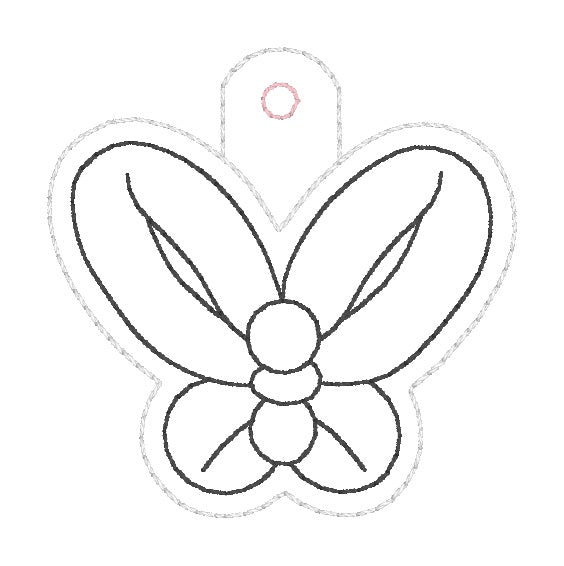 ITH 4x4 Balloon Butterfly Snaptab/Eyelet