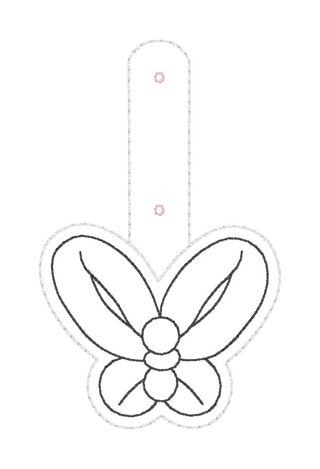 ITH 4x4 Balloon Butterfly Snaptab/Eyelet