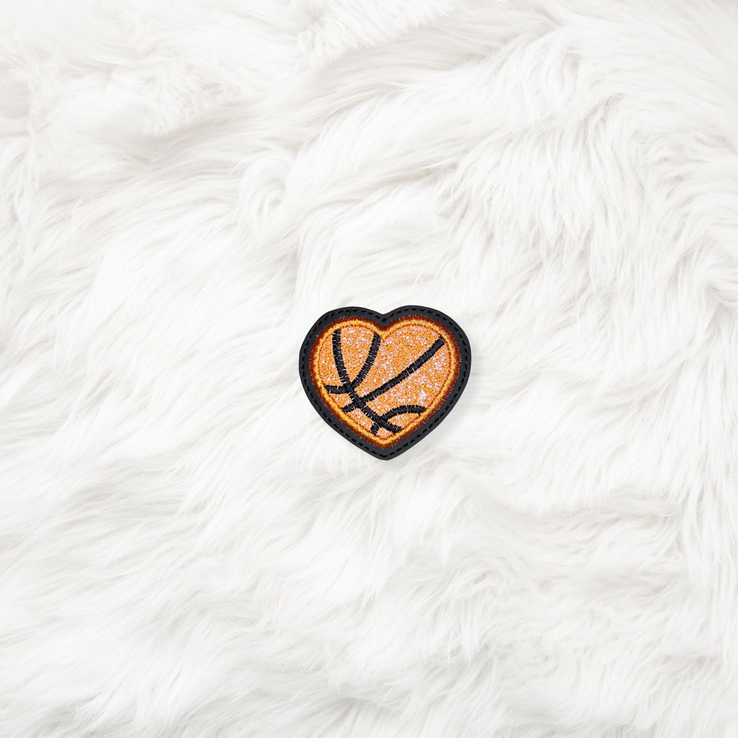 ITH 4x4 Basketball Heart Feltie