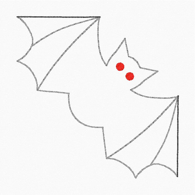 ITH 4x4 Bat Corner Bookmark