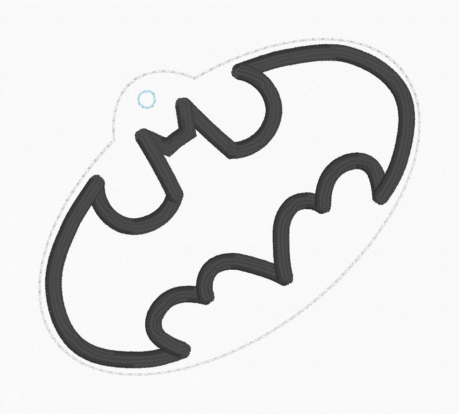 ITH 4x4 Bat Appliqué Ornament