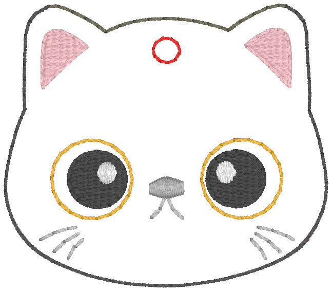 ITH 4x4 Black Cat Appliqué Air Tag Holder
