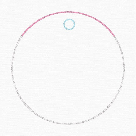 ITH 4x4 Blank Circle Air Tag Holder