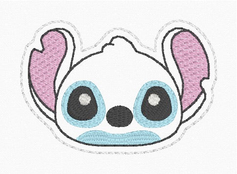 ITH 4x4 Blue Alien Feltie