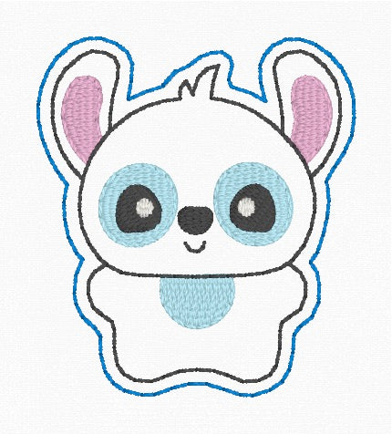ITH 4x4 Blue Alien Feltie