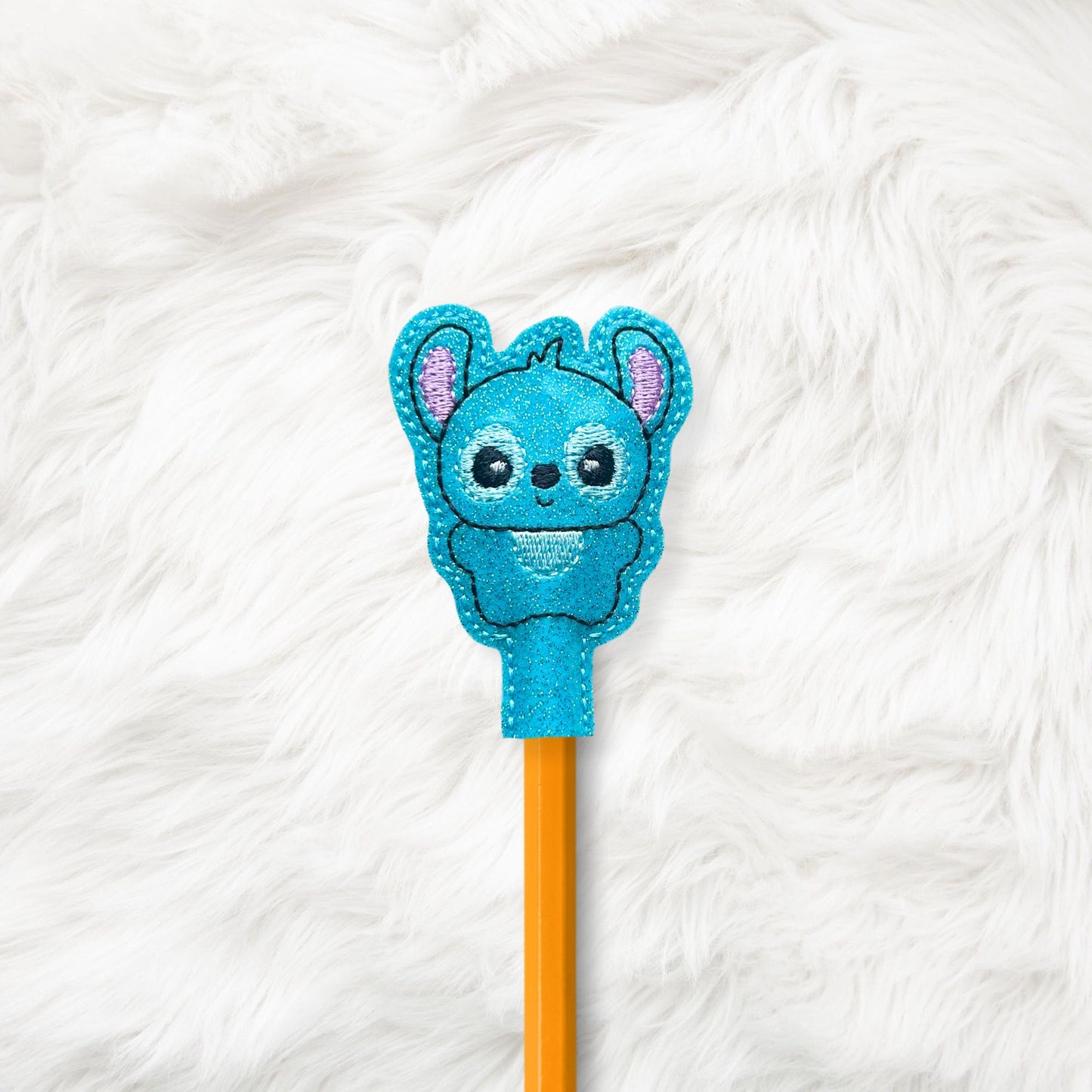 ITH 4x4 Blue Alien Pencil Topper