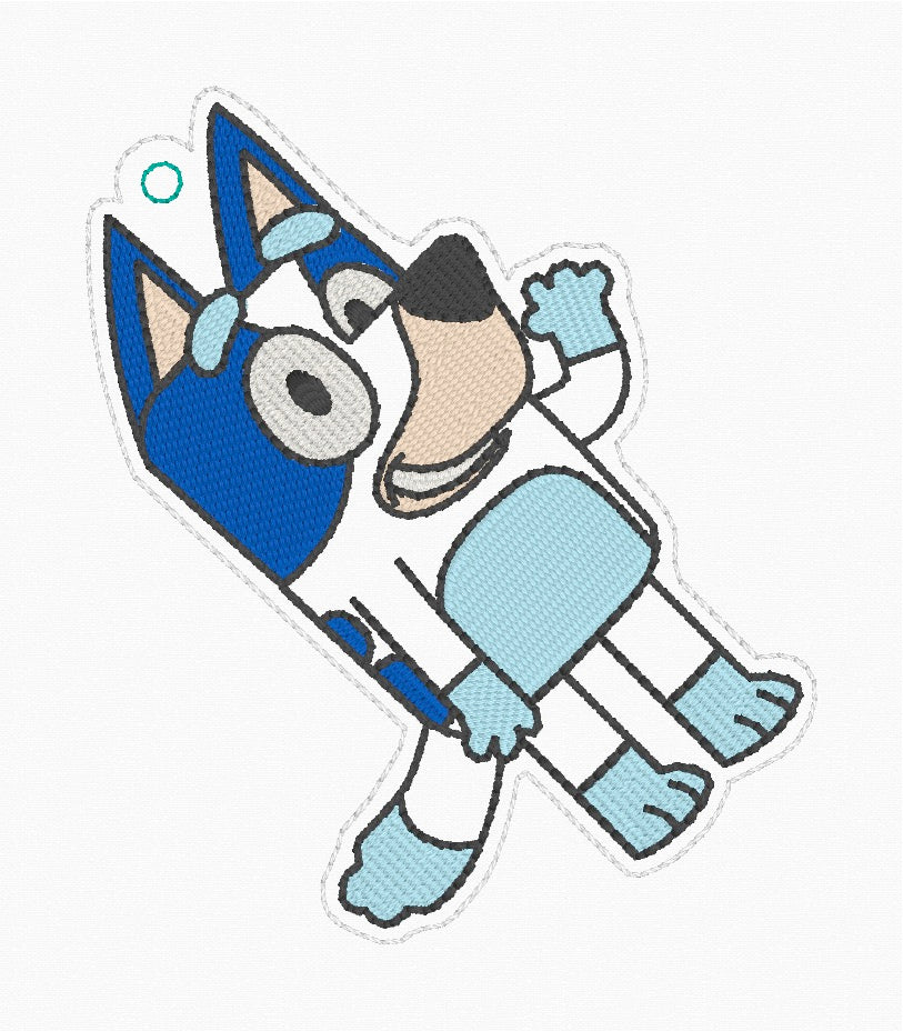 ITH 4x4 Blue Heeler Bookmark/Ornament