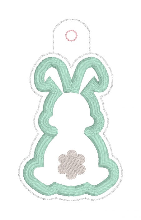 ITH 4x4 Easter Bunny Snaptab/Eyelet