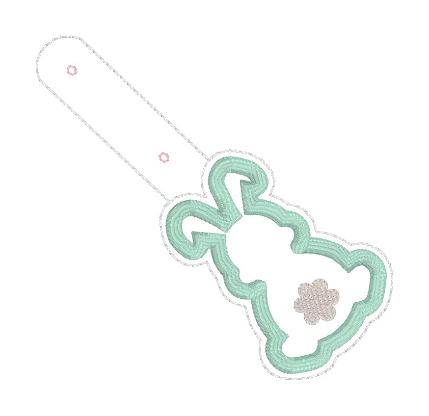 ITH 4x4 Easter Bunny Snaptab/Eyelet