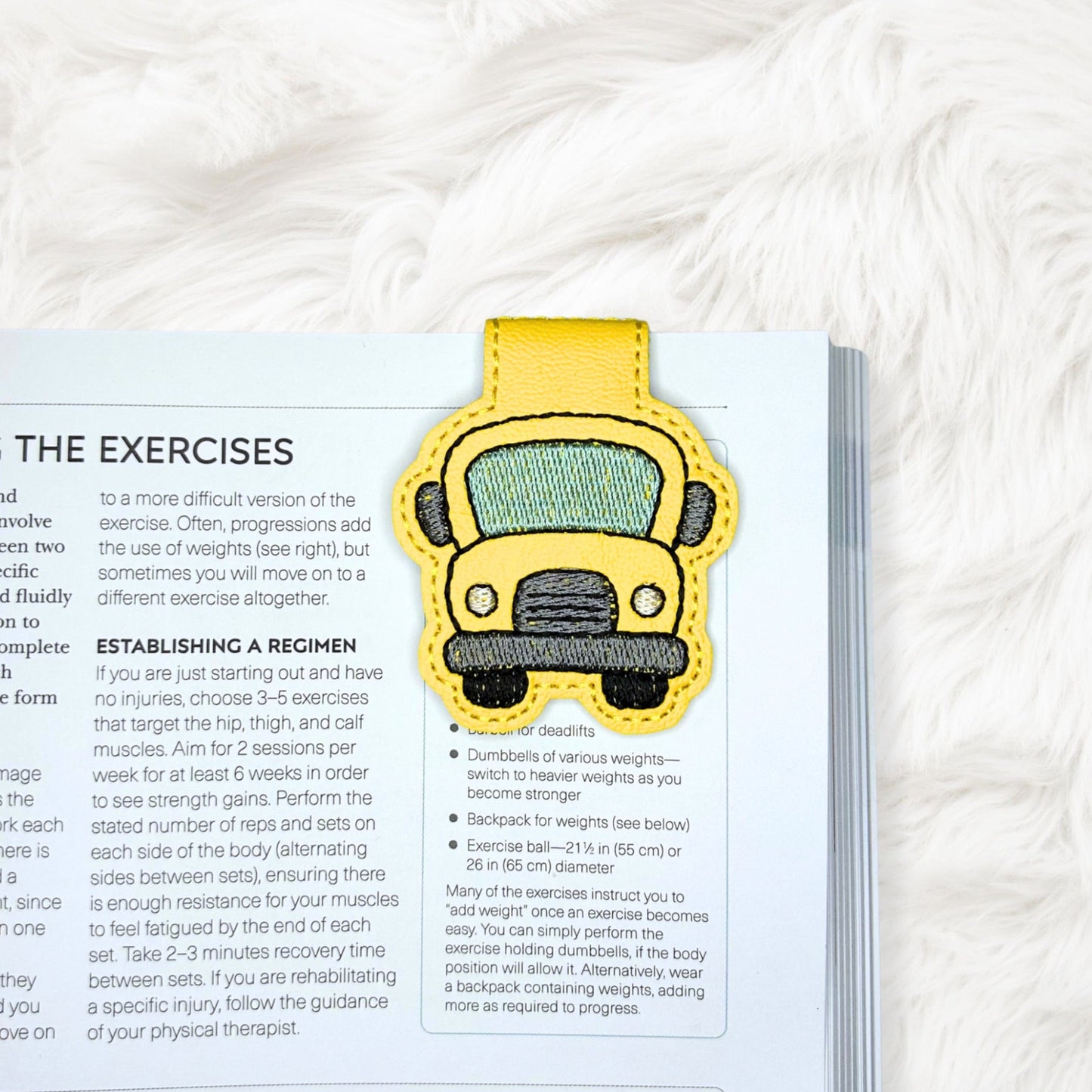 ITH 4x4 School Bus Foldover Magnetic Bookmark