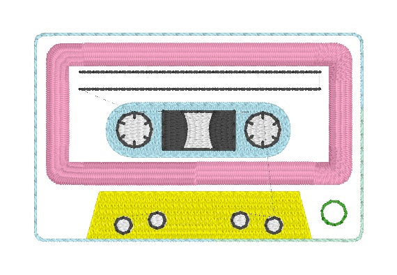 ITH 4x4 Cassette Appliqué Air Tag Holder