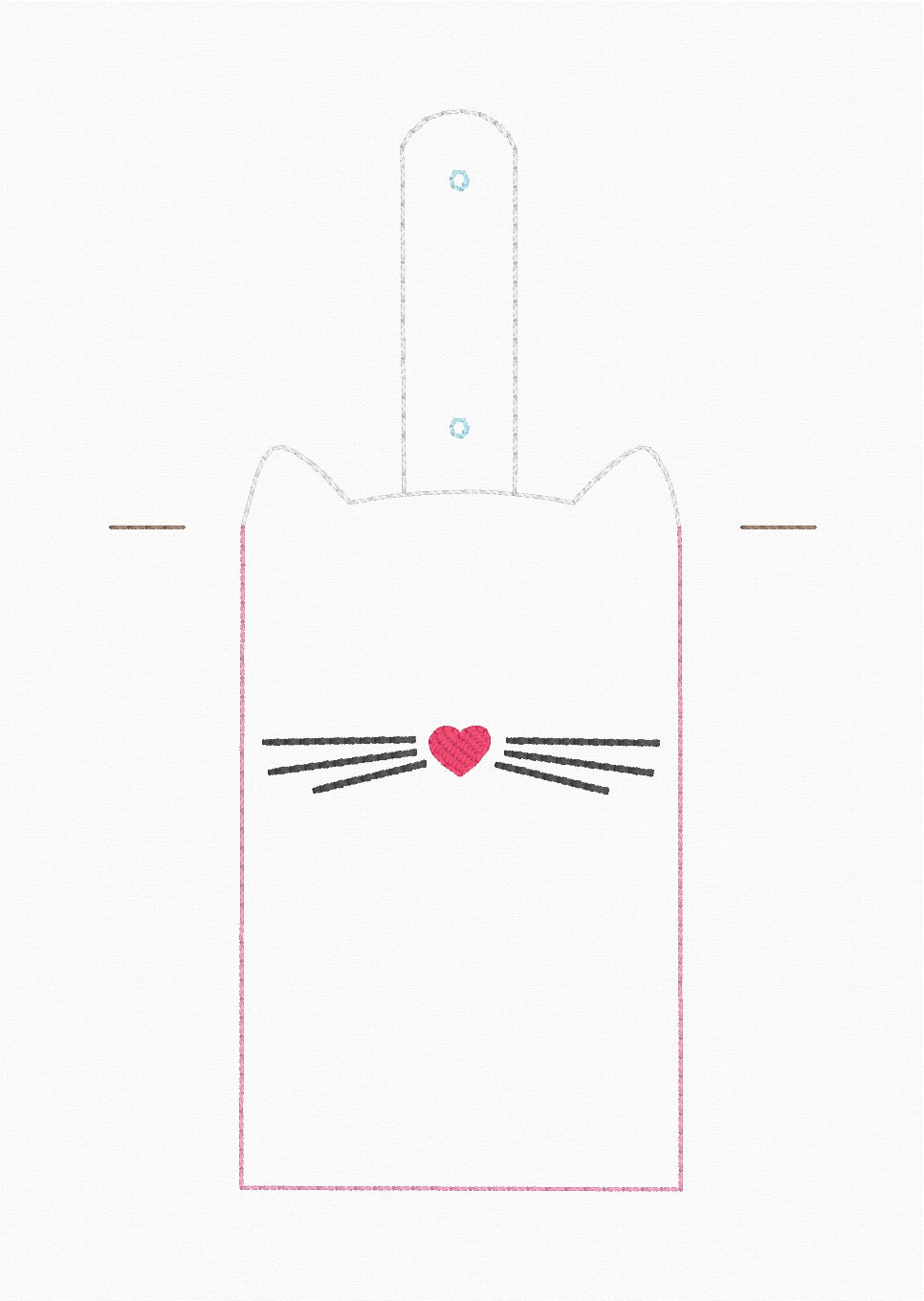 ITH 5x7 Cat Card Holder