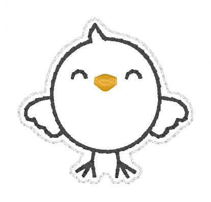 ITH 4x4 Easter Chick Feltie