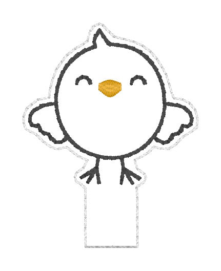 ITH 4x4 Easter Chick Pencil Topper