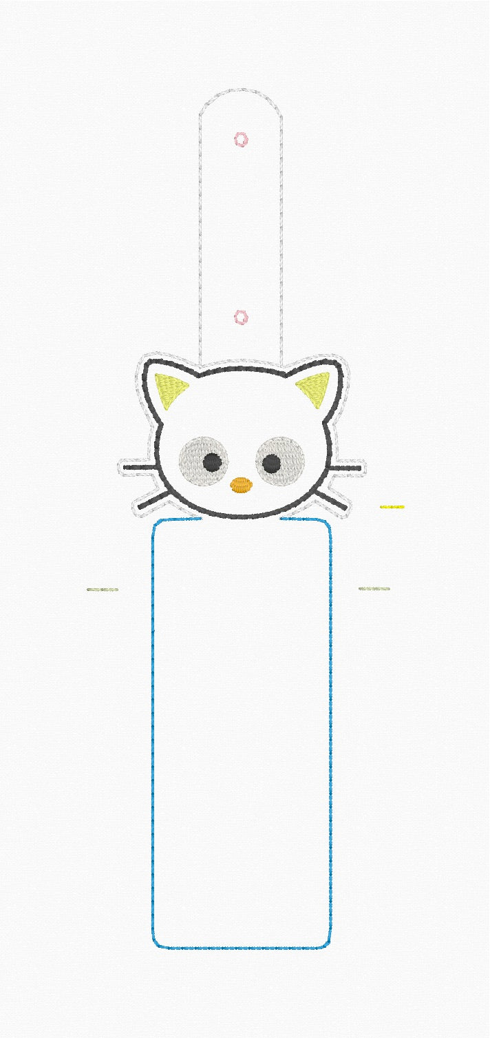 ITH 5x7 Black Cat Lip Balm Holder