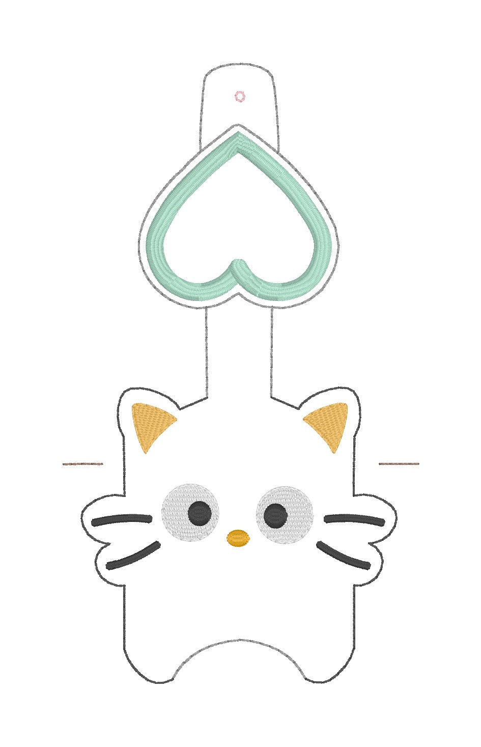 ITH 5x7 1oz Kitty Friend Sanitizer Holder