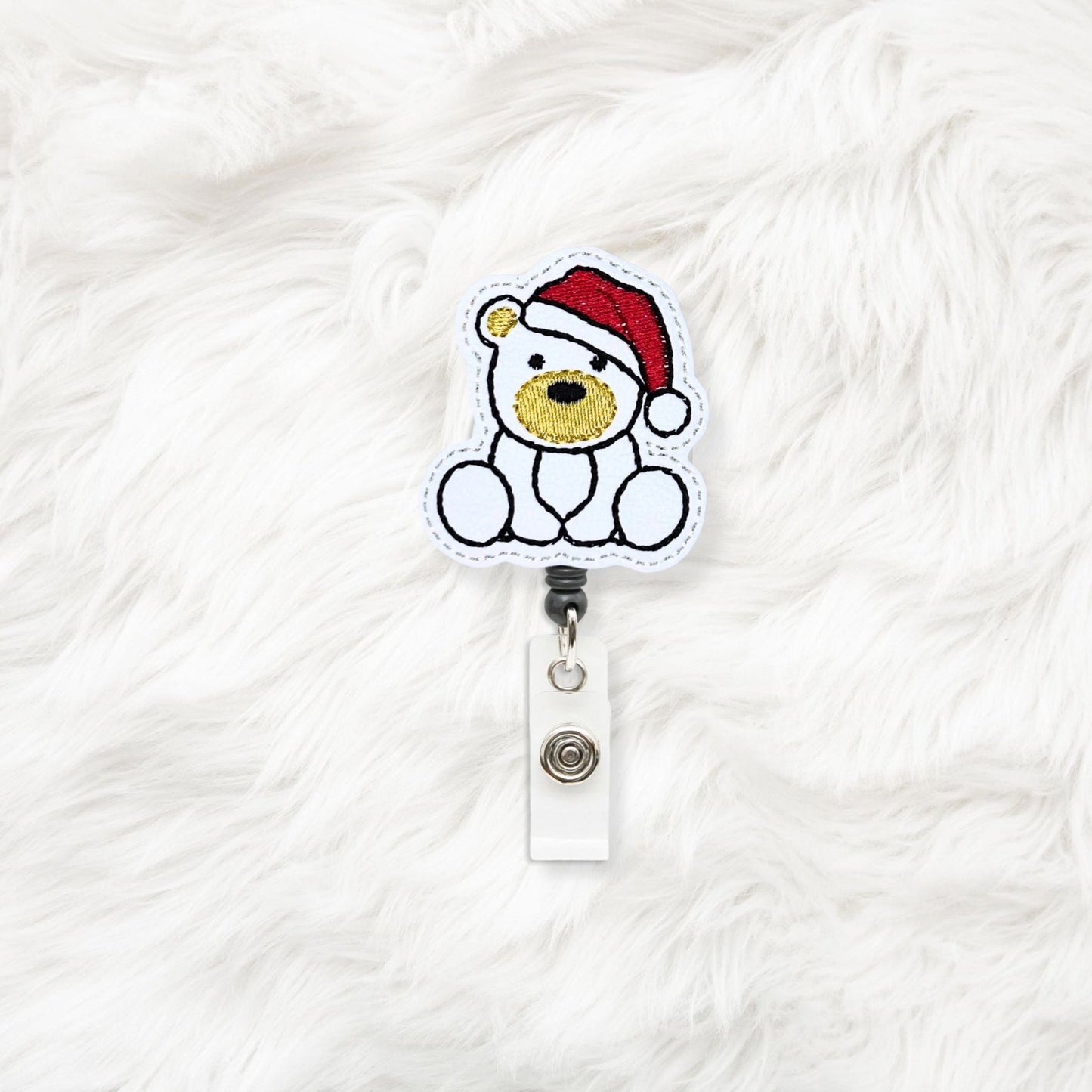 ITH 4x4 Christmas Bear Feltie