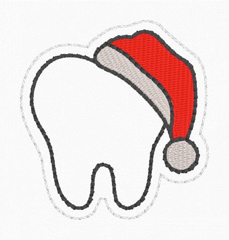 ITH 4x4 Christmas Tooth Feltie