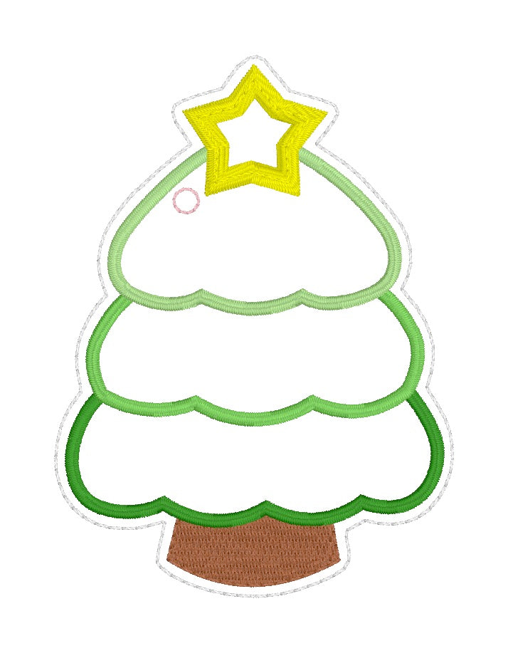 ITH 4x4 Christmas Tree Ornament