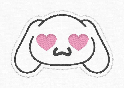 ITH 4x4 Heart Eyes Feltie