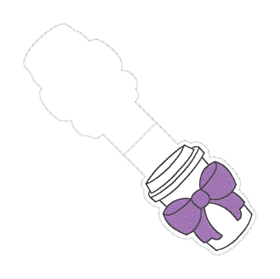 ITH 4x4 Coffee Cup Foldover Magnetic Bookmark
