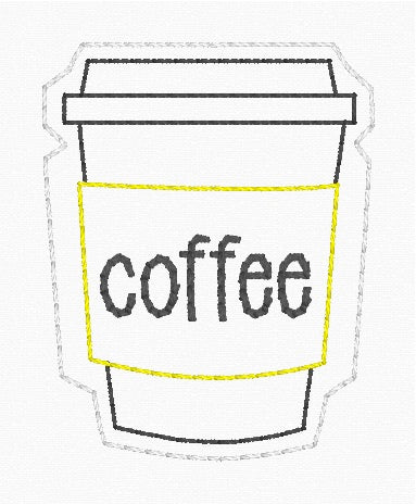 ITH 4x4 Coffee Appliqué Feltie