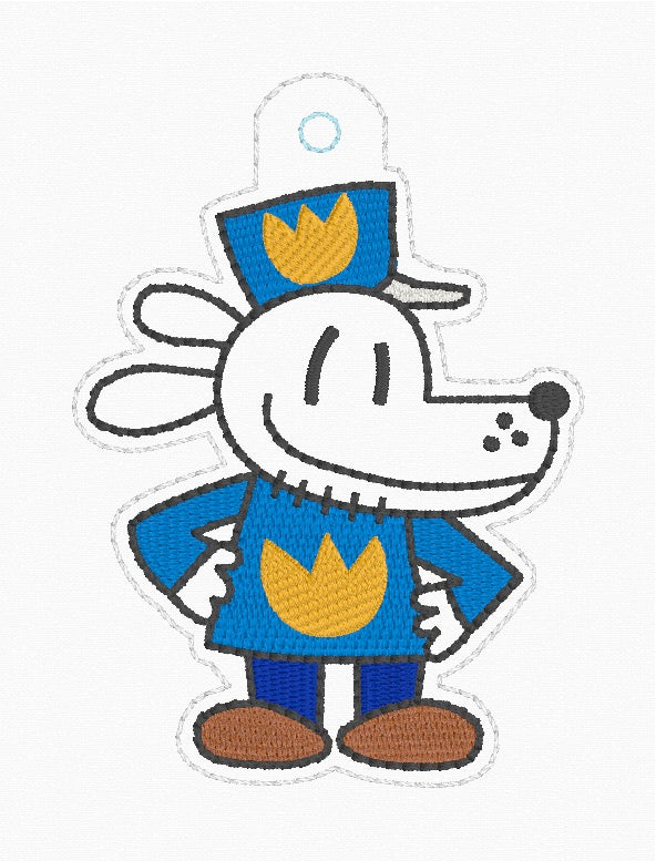 ITH 4x4 Dog Man Snaptab/Eyelet