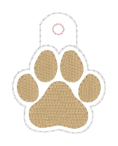 ITH 4x4 Dog Theme Zipper Pulls