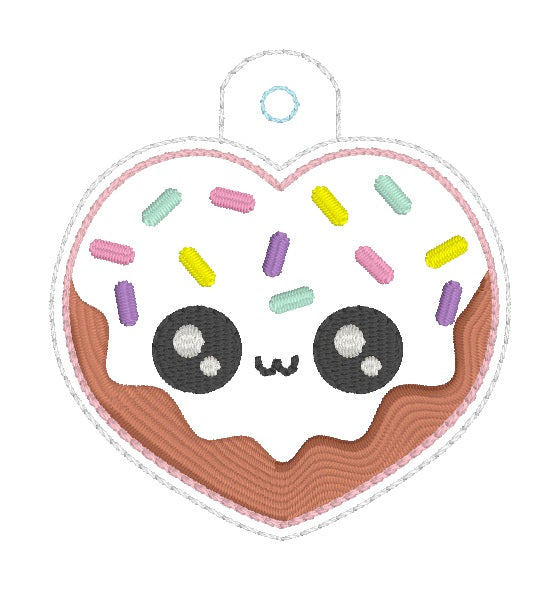 ITH 4x4 Donut Heart Snaptab/Eyelet