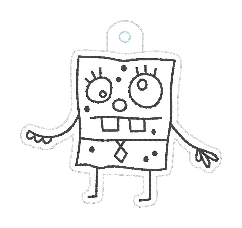ITH 4x4 Sponge Doodle Snaptab/Eyelet
