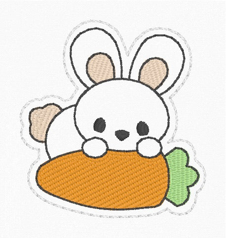 ITH 4x4 Easter Bunny Feltie