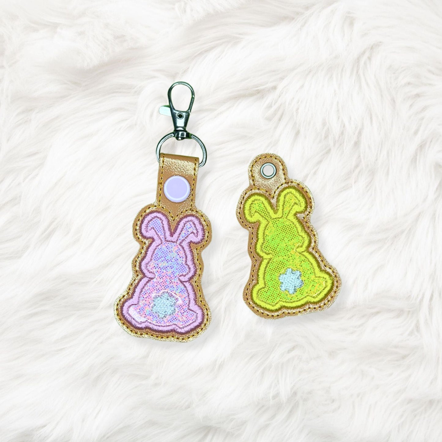 ITH 4x4 Easter Bunny Snaptab/Eyelet