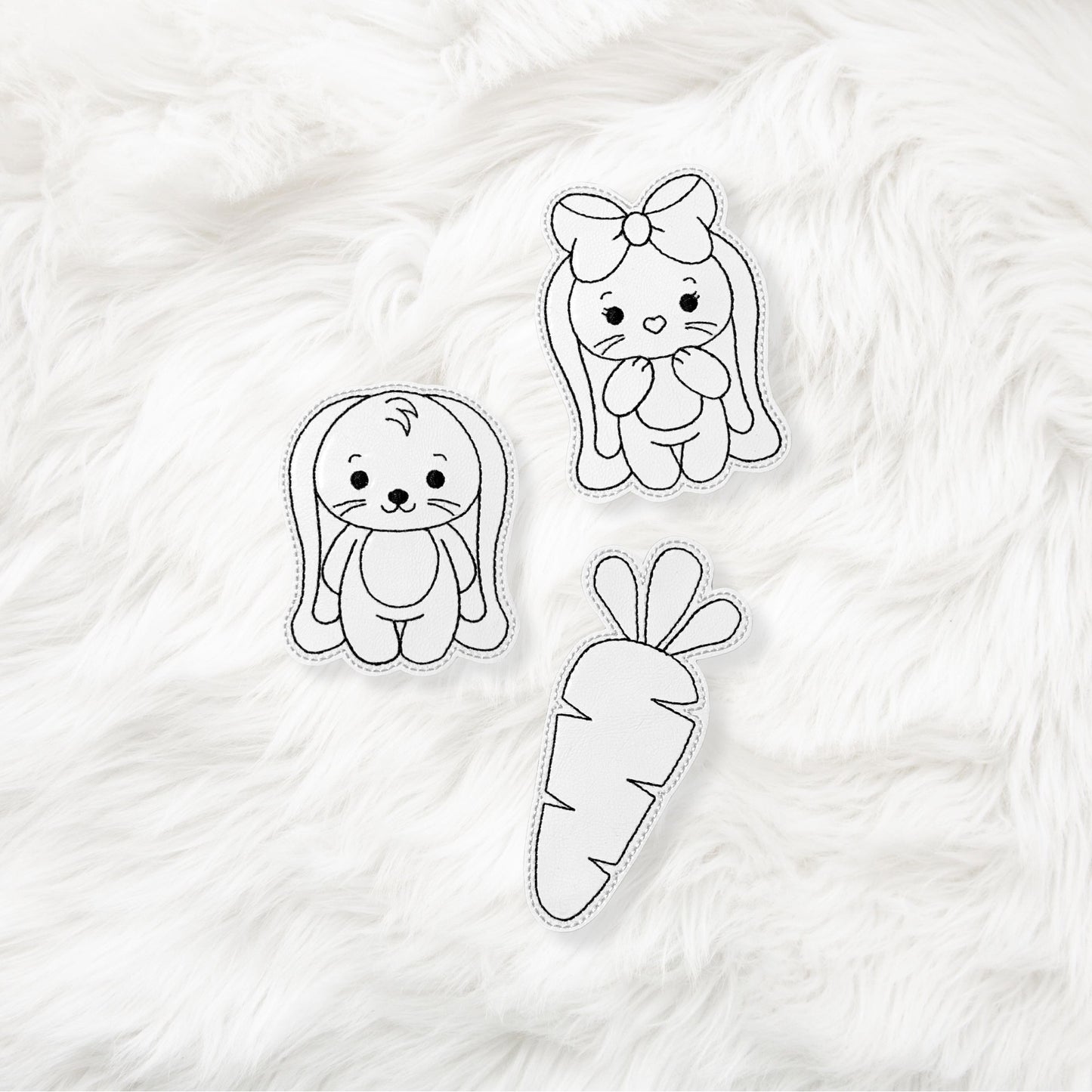 ITH 4x4 Easter Bunnies Dry Erase Coloring Characters