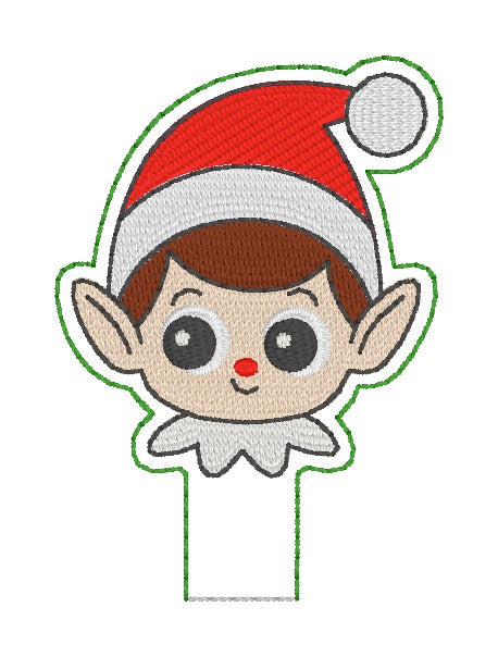 ITH 4x4 Christmas Elf Pencil Topper