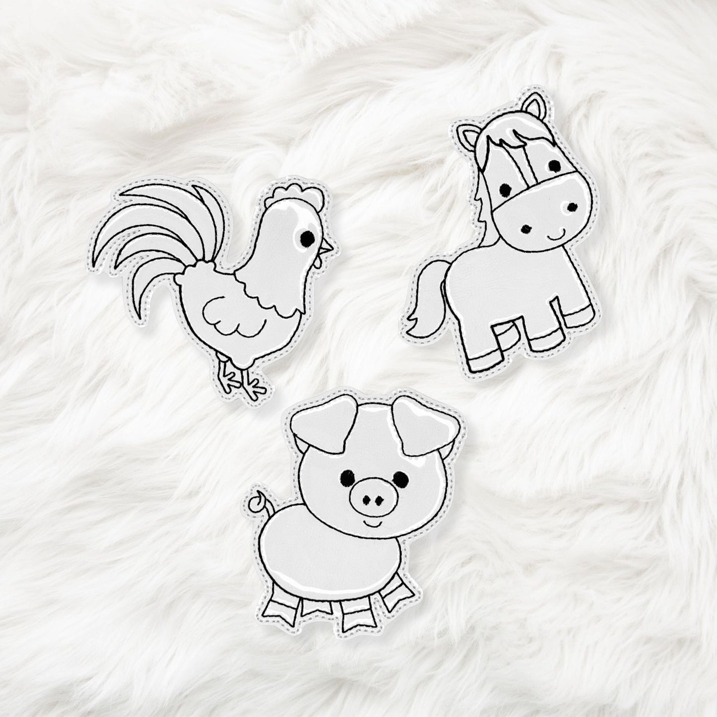 ITH 4x4 Farm Animals Dry Erase