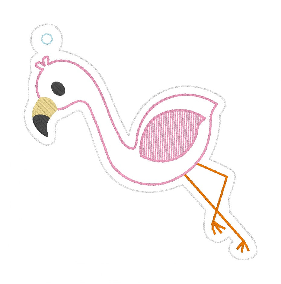ITH 4x4 Flamingo Bookmark