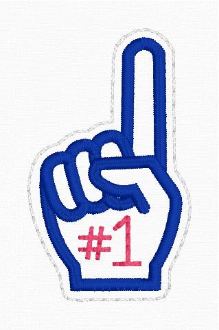 ITH 4x4 Foam Finger Feltie