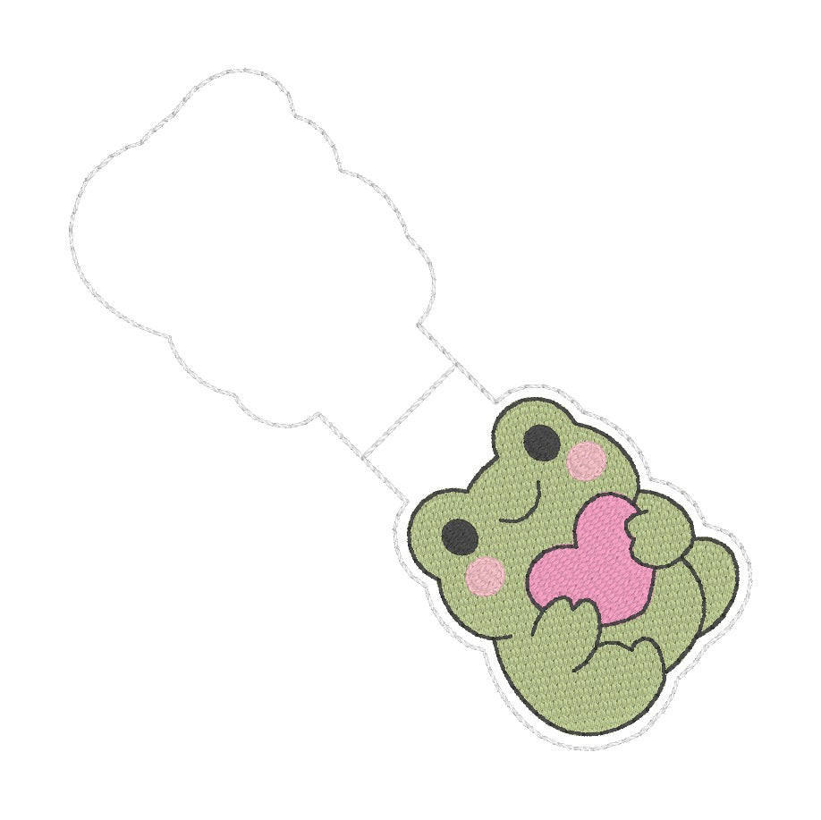 ITH 4x4 Frog Foldover Magnetic Bookmark