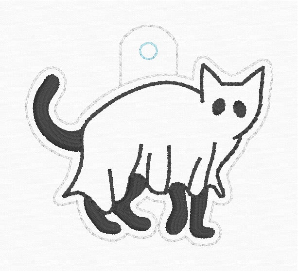 ITH 4x4 Ghost Cat Snaptab/Eyelet