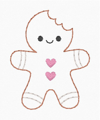 ITH 4x4 Gingerbread 2 Feltie