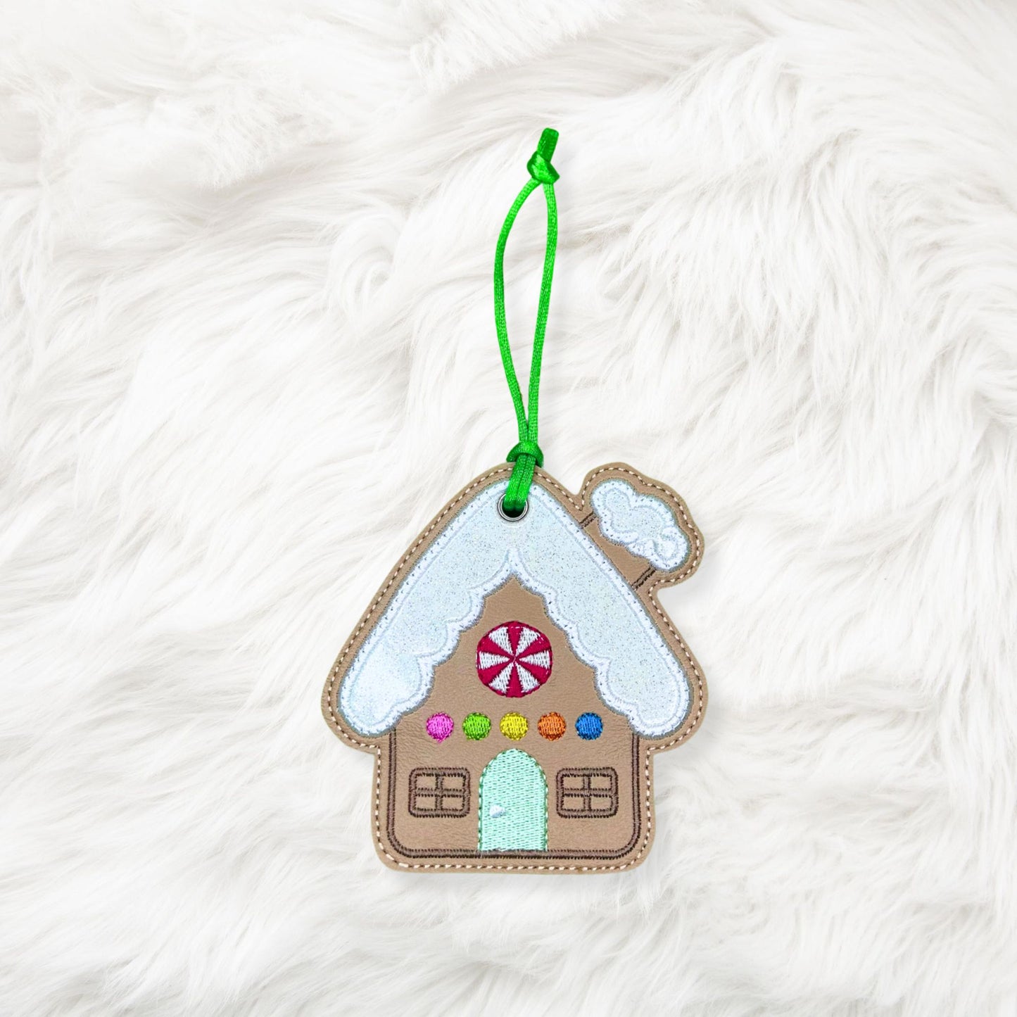 ITH 4x4 Gingerbread House Ornament