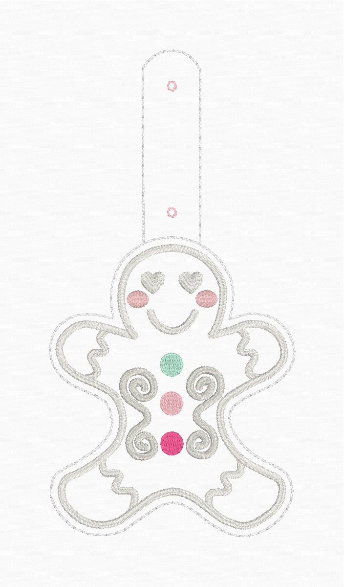 ITH 4x4, 5x7 Gingerbread Snaptab/Eyelet
