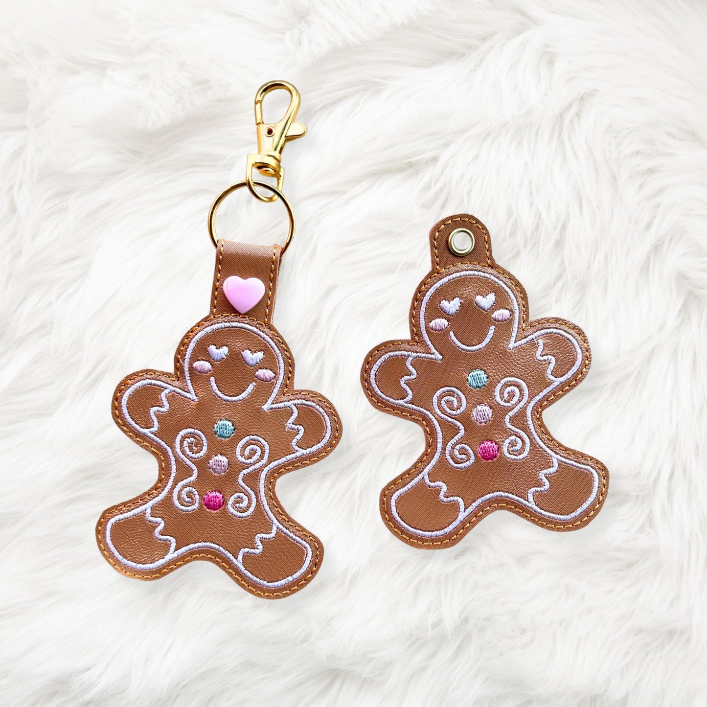 ITH 4x4, 5x7 Gingerbread Snaptab/Eyelet