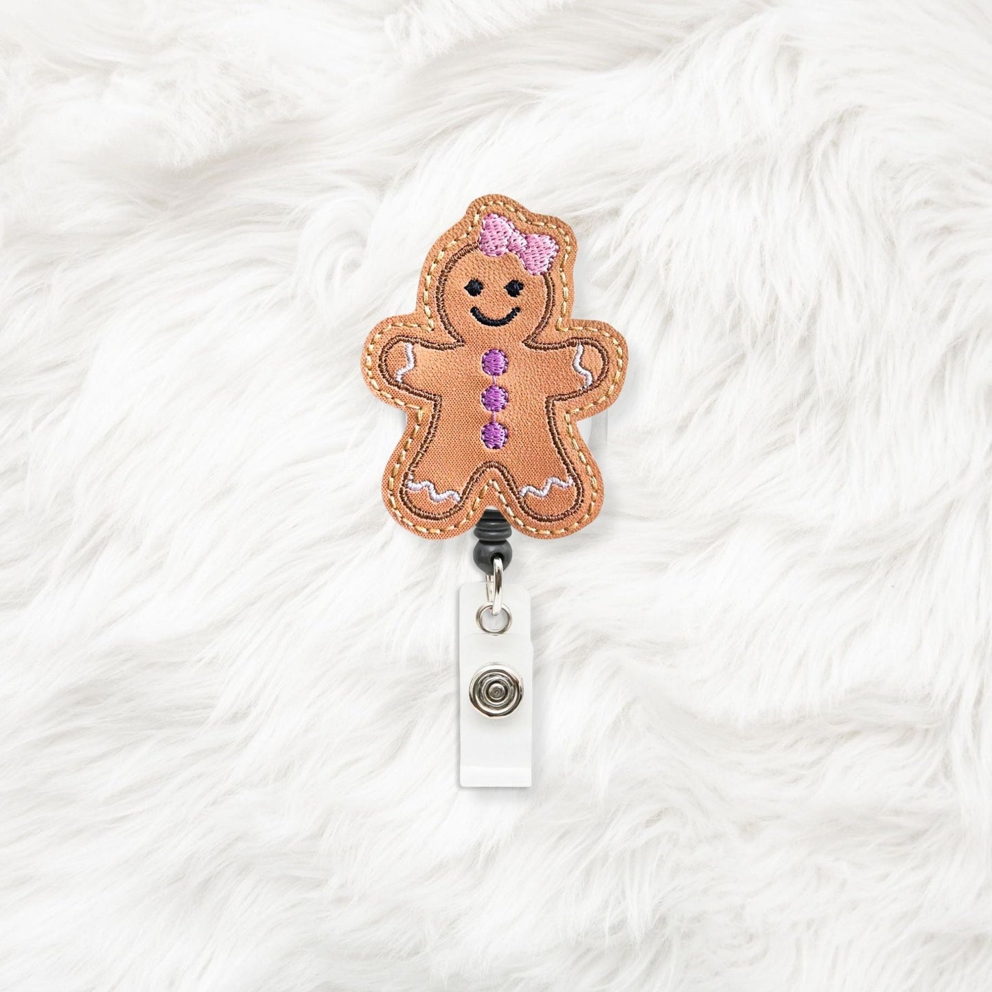 ITH 4x4 Gingerbread w/Bow Feltie